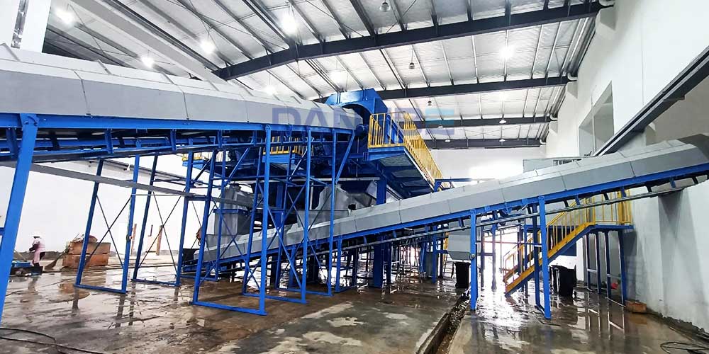 landfill stale waste sorting machine