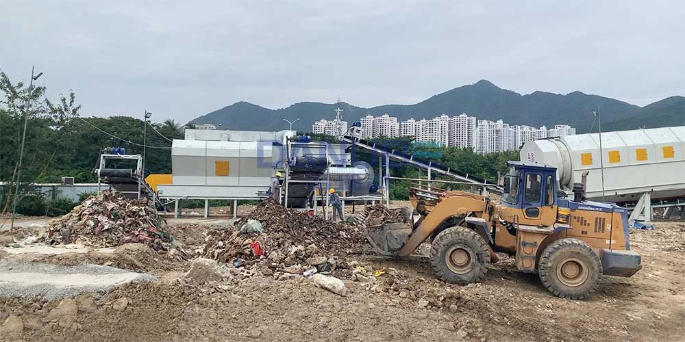 Vietnam stale waste sorting Treatment Equipment Turnkey Project