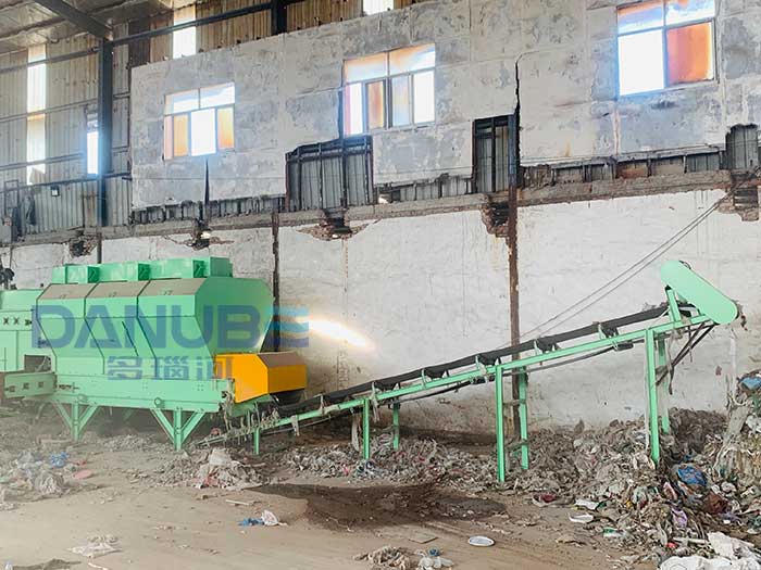 bangladeshi construction mixed waste sorting customer site