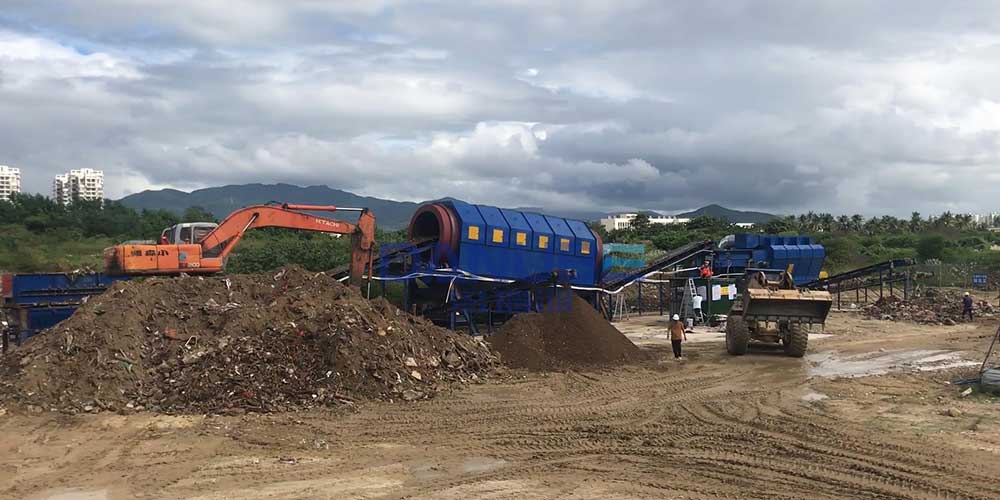 Indonesian landfill waste sorting equipment municipal project