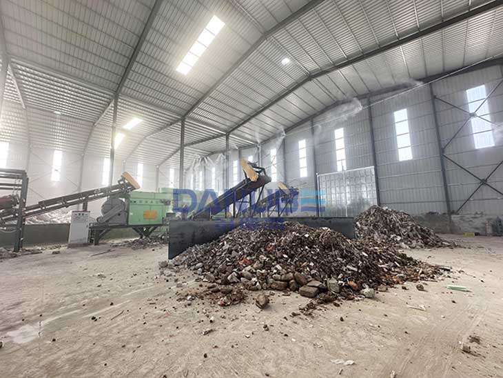 waste air sorting machine case site