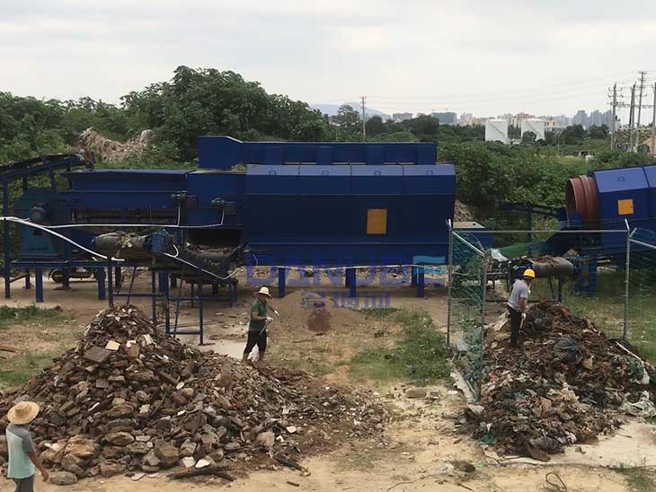 waste air sorting machine separation effect: