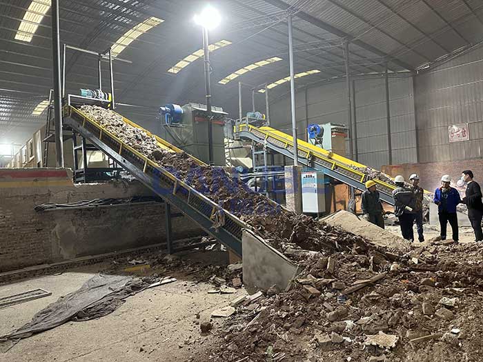 malaysian construction waste sorting customer site